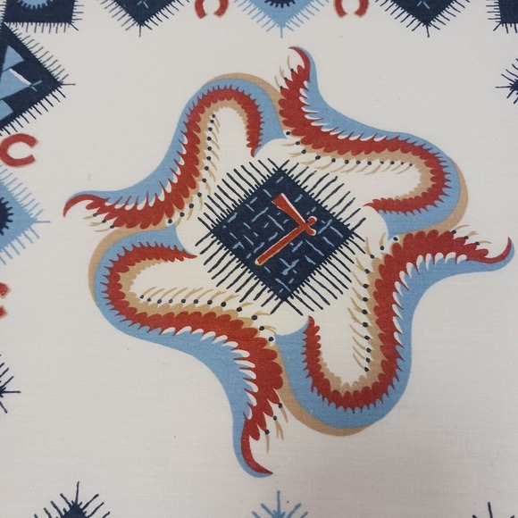 Vntg USA MADE Aztec Bandana COTTON Southwestern West Handkerchief Arizona Native - Picture 7 of 13